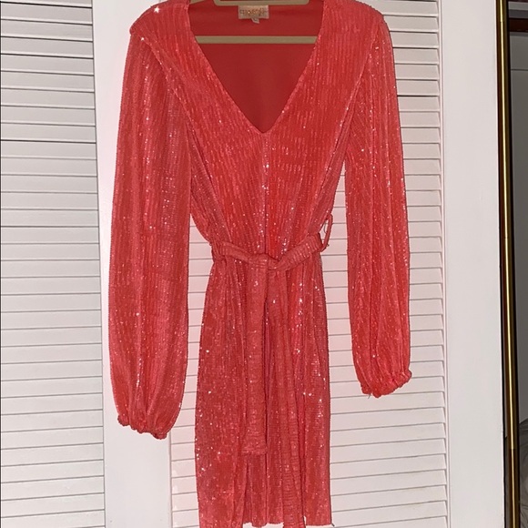 club l london sequin wrap dress Club L London Club L Rainbow Sequin Wrap Front Maxi Dress